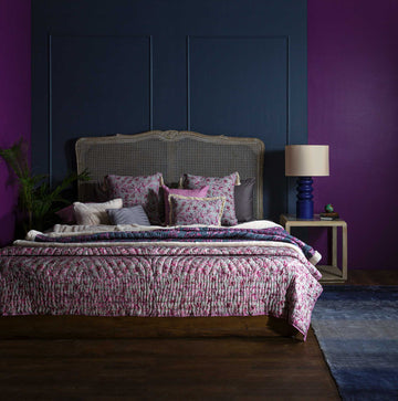 Modern Plum Curated Full bedding ensemble set of 13 | LUXURY