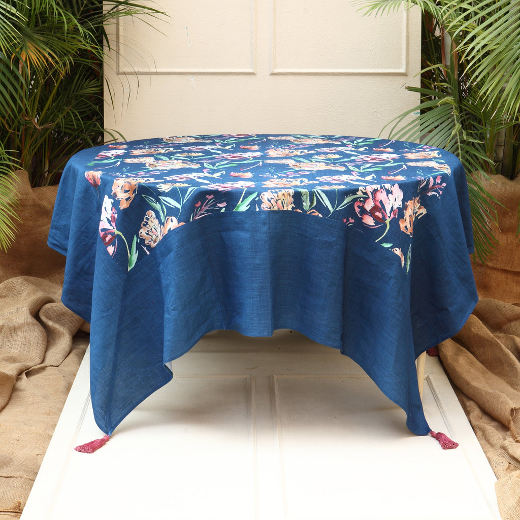 Shop Soundarya Bluelixer Linen Cotton Tablecloth