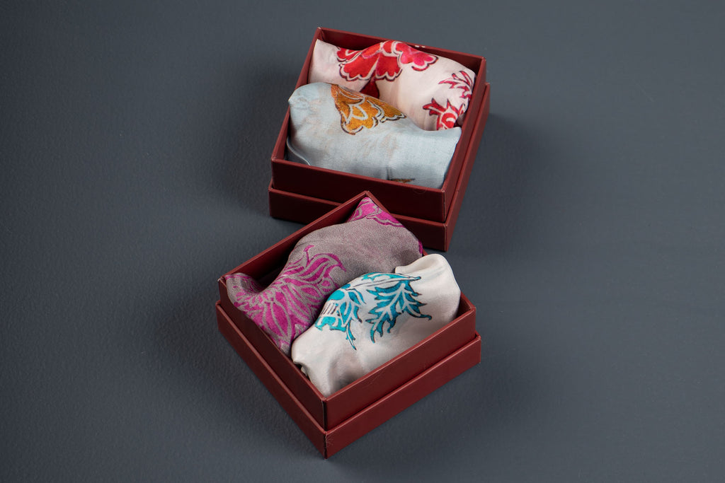 Online Set Of 4 Pocket Square vVyom Gift Pack